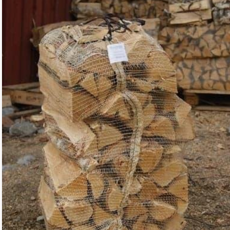 Björkved Torr björkved i säck